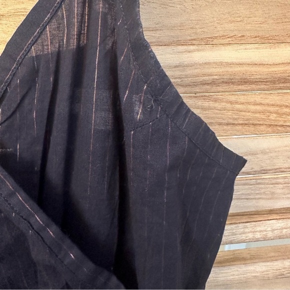 Emerson Fry India Collection Midi Sleveless Dress in black size S - Picture 3 of 7